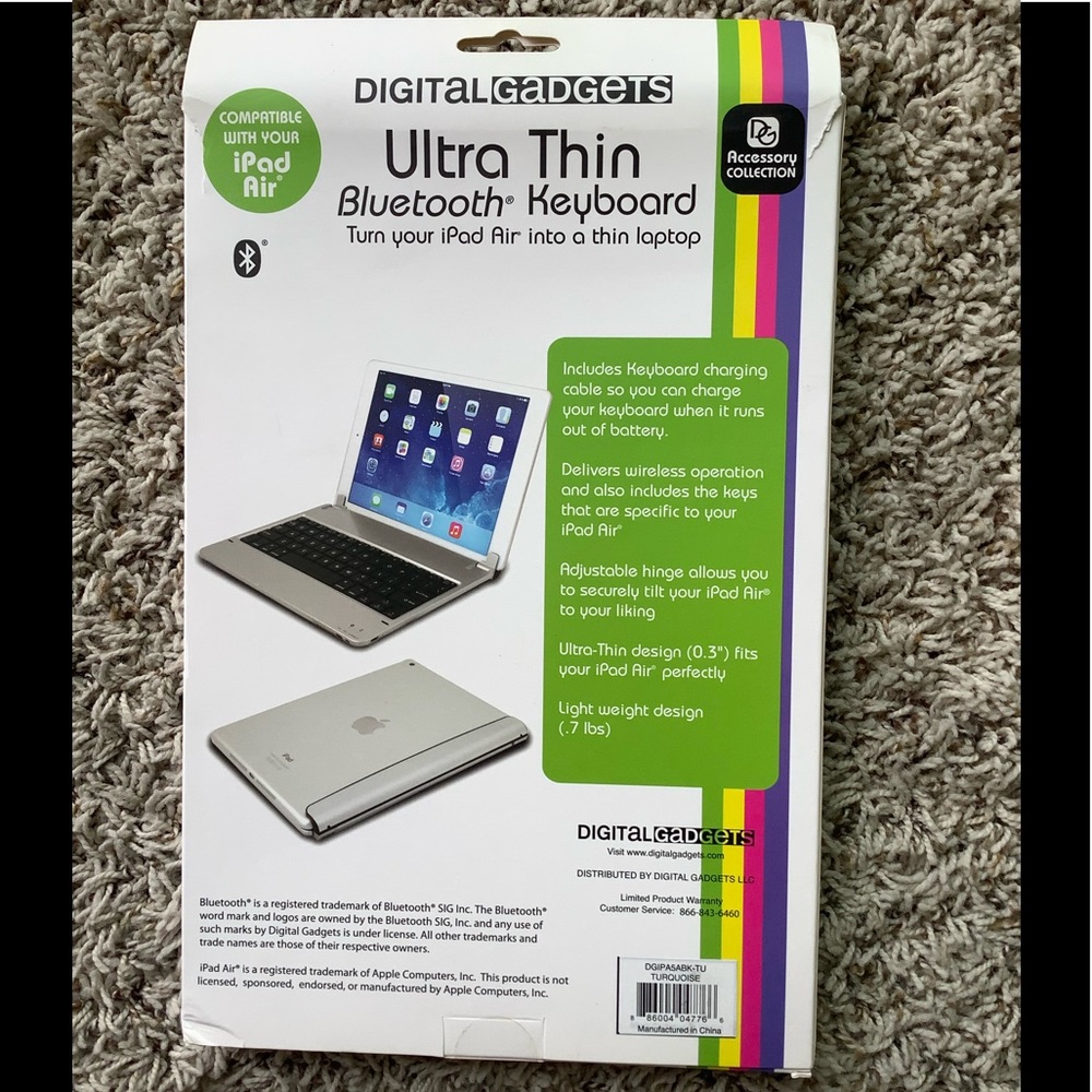 💻 iPad Air Compatible Bluetooth Keyboard 💻 - Picture 3 of 4